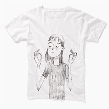 T-shirt fashion print